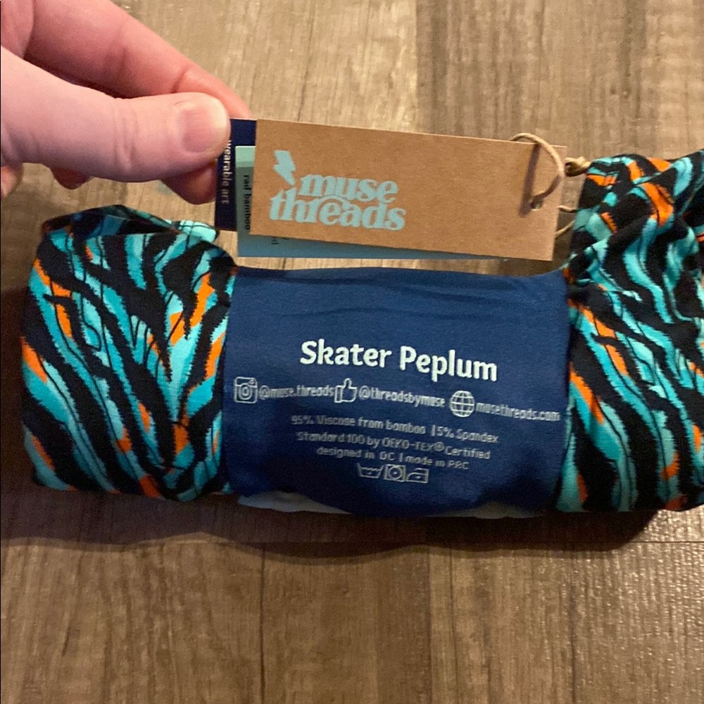 Muse Threads Skater Peplum Dress